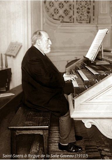 Saint-Saens à l’orgue de la Salle Gaveau (1910?)